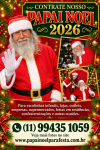papai Noel para festa de fim no condomínio 