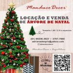 Aluguel de árvores de natal decoradas e cenografia natalina em Brasíliadf