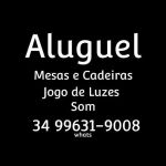 aluguel mesa cadeira cidade jardim uberlândia 