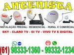 Antenista Aguas Claras Sky Claro tv  Oi tv  Antenas Parabólicas 5g Digital Brasília Df Goiás
