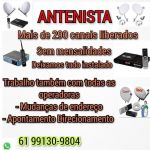 Antenista profissional - Instalação de antenas digital - Antenista Brasília 