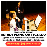 Aulas de piano ou teclado para todas as idades