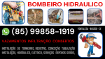 Bombeiro  Hidráulico  Vazamentos   85 99858-1919