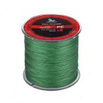 Linha de Pesca Multi-Filamento X8 Hi Black 300 metros 0,30mm 40Lbs 8 Fios 18Kg cor Verde