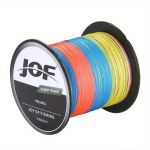 Linha de Pesca Multi-Filamento X4 Fios Jof 300 metros 0,23mm 24Lbs 10Kg Multi-Cor