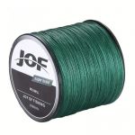 Linha de Pesca Multi-Filamento X8 Jof 500 metros 0,40mm 60bs 8 Fios 27Kg Verde