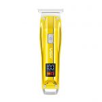Máquina De Cortar Cabelo Barba VGR Professional Recarregável V-956 110v 220v Dourada