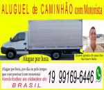 Aluguel de caminhão em Limeira - com motorista