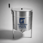 Centrifuga de Mel 32 quadros Empório Inox Manual Extratora de Mel Emporio Inox