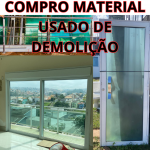 Compro Portas de Alumínio Branco Usadas em São Paulo e Região