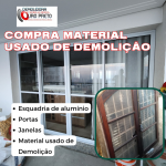 Compro Portas e Janelas Usadas  de Demolição