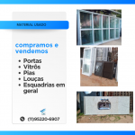compro portas janelas e pias em Butantã 
