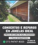 Consertos de panelas de  cabo de aço 