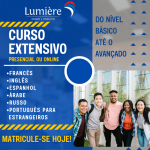 Curso De Idiomas Extensivo Online ou Presencial