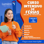 Curso de idiomas Intensivo online ou Presencial