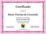 Curso de Manicure e Pedicure Faby Cardoso