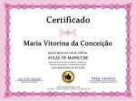 Curso de Manicure e Pedicure Faby Cardoso