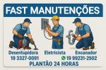 Desentupidora Eletricista Encanador no Cambuí em Campinas 19-99231-2502 Fast Manutenções.