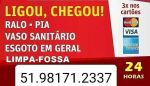 Desentupidora em Sarandi Encanador em Sarandi Porto Alegre 