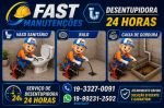 Desentupidora no Jardim Nova Europa em Campinas 19-99231-2502 Desentupidora Fast Manutenções Campinas.