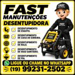 Desentupidora no Nova Campinas em Campinas 19-99231-2502 Fast Manutenções.
