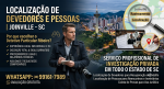 Detetive Particular Ribeiro — Localização de Devedores e Pessoas  Joinville-sc