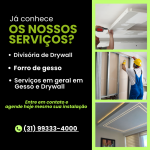Engessar Bh: Referência em Divisória de Drywall e Forro de gesso em Belo Horizonte com instalação Rápida Econômicos e de Alta Qualidade para Ambientes Residenciais e Comerciais