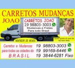 Carretos de Marilia Bauru Sao Carlos Brotas Campinas  Americana  Piracicaba  para Caraguatatuba  Sao Sebastião  Ilhabela Parati 