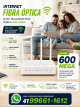 Internet fibra óptica residencial modem wifi grátis 