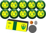 Jogo de botão acrilico Cuiabá Mt