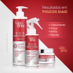 kit com 3 produtos s.o.s crescimento capilar