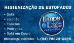 Limpeza higienização de sofá e tapetes