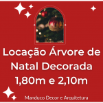 Locação de árvore de Natal decorada - Manduco Decor e Arquitetura