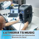 Manutenção de caixas de som