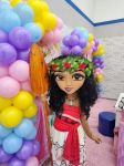 Moana Personagem vivo cosplay Festa infantil