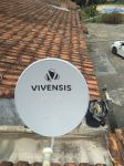 Nova parabólica digital Vivensis tv Sat  completa instalada 24 999951650