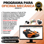 Programa Ordem de Serviço para Oficina Mecânica com Check List  Vendas  Estoque e Financeiro v5.0 Plus - Fpqsystem