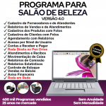 Programa para Salão de Beleza Agendamento  Financeiro v4.0 Plus - Fpqsystem