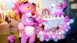 Pantera cor de Rosa Cover Personagens Vivos Animação Festas Infantil