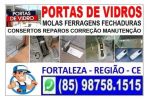 Portas  De Vidros  Molas  Ferragens  Consertos 85 98758-1515