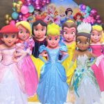 Princesas cover turma personagens vivos festa infantil