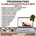 Programa Clinica de Estética e Spa Agendamento Vendas e Financeiro v3.0 - Fpqsystem