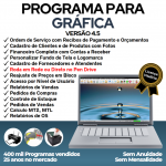 Programa Gráfica Rápida com Cadastro de Clientes Serviços e Financeiro v4.5 - Fpqsystem