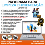 Programa Os Serviços de Limpeza e Higienização com Vendas Financeiro e Estatística v5.6 Plus - Fpqsystem