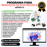 Programa Os Serviços de eletricista   com Vendas Financeiro e Estatística v6.6 Plus  Whatsapp - Fpqsystem