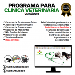 Programa para Clinica Veterinária com e Agendamento e Vendas v2.0 - Fpqsystem