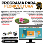 Programa para Floricultura com Controle de Estoque Pedido de Vendas e Financeiro v4.0 Plus - Fpqsystem