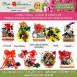 Ribeirão das Neves Floricultura Flora Flores arranjos cesta de café da manhã em condomínios Ribeirão das Neves Mg