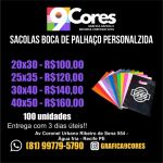 Sacola boca de palhaço personalizado 