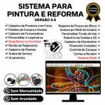 Sistema Para Serviços de Pintura e Reforma e Orçamentos Financeiro V4.6 - Fpqsystem